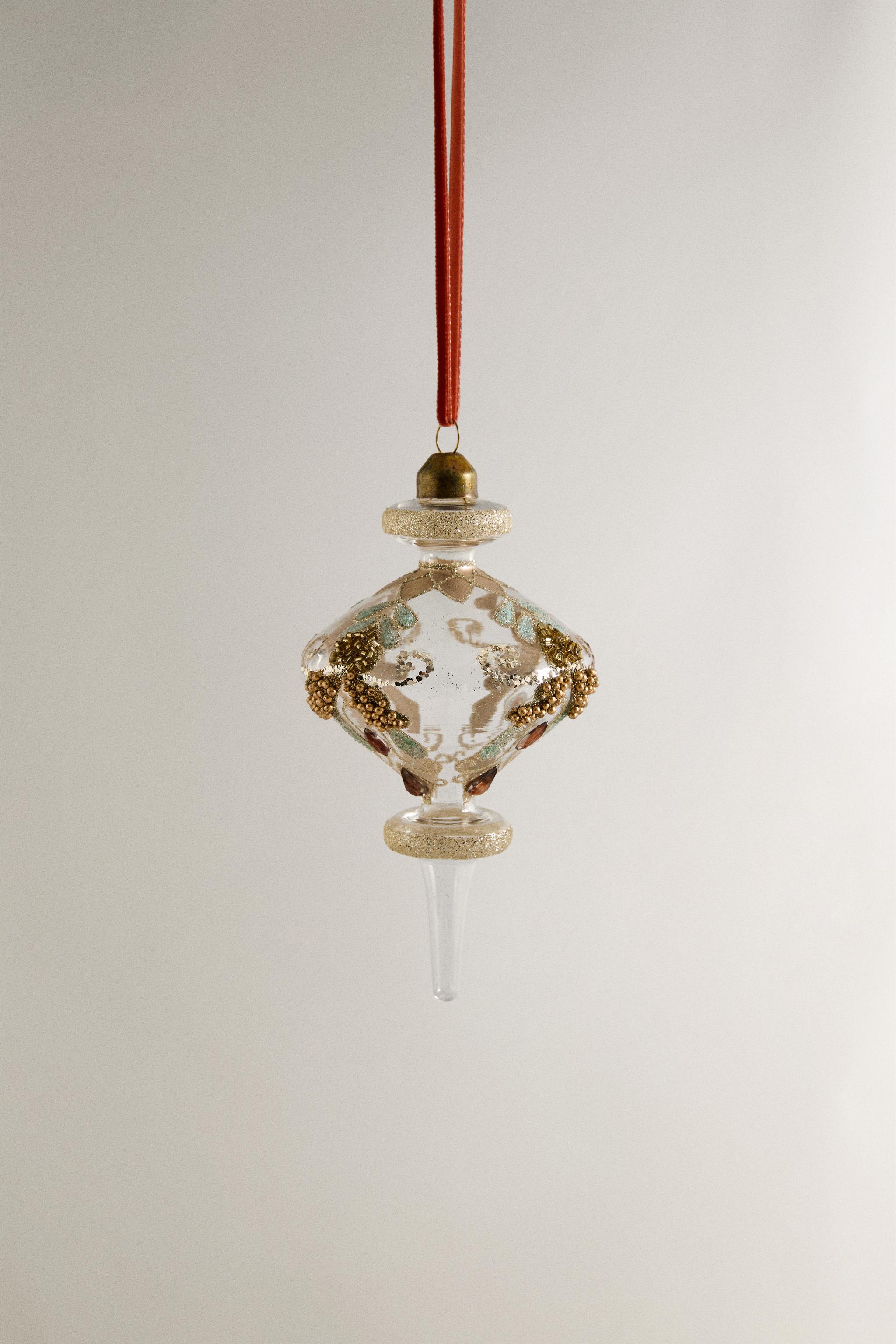 CHRISTMAS TREE BEADED ORNAMENT